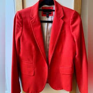 JCrew Orange Schoolboy Blazer